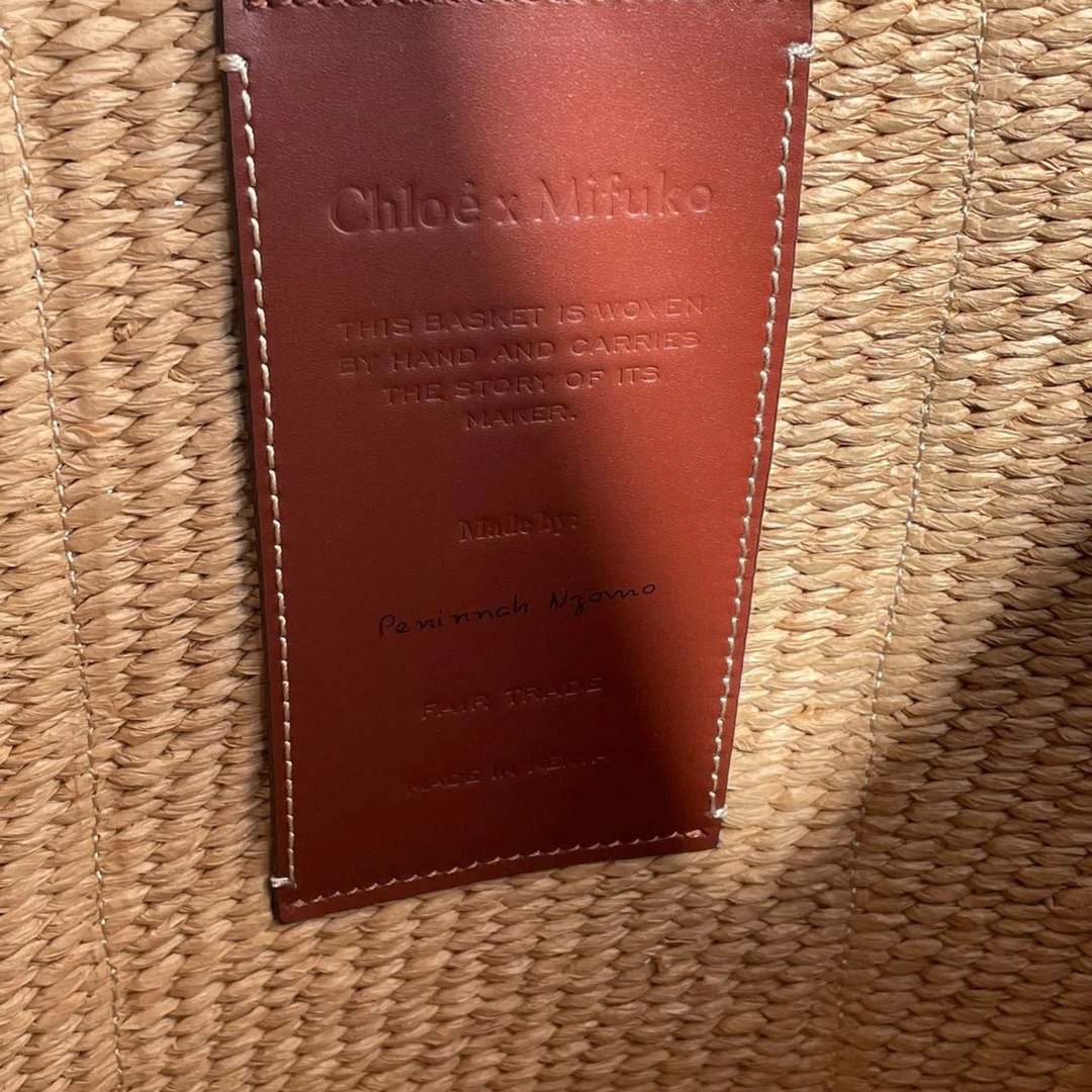 Chloé - Bolso grande tipo cesta Woody