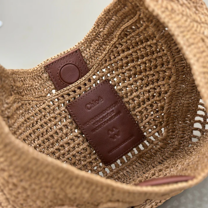 Chloé Bolso «Banana» de rafia