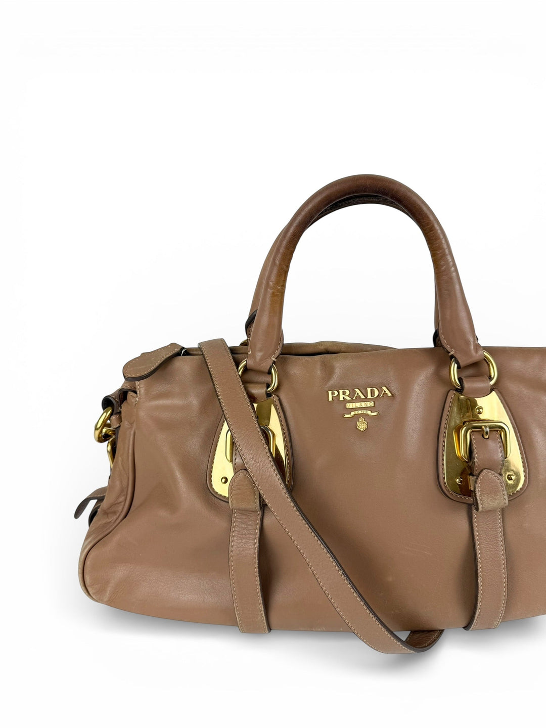 2010s Prada Nappa Leather 2Way Handbag