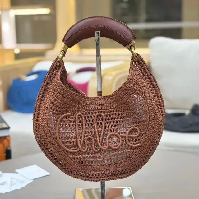 Chloé Bolso «Banana» de rafia