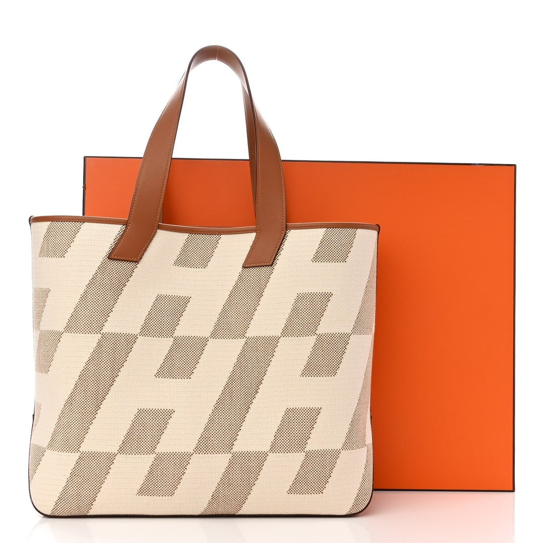 Hermès - Bolso Cabas H en Biais 40 de Tas van
