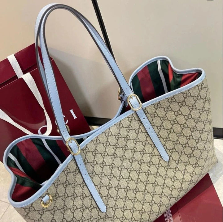 Gucci – Bolso shopper grande con emblema GG