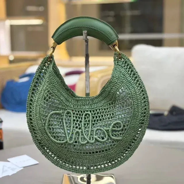 Chloé Bolso «Banana» de rafia